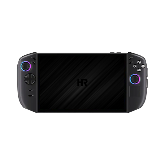Front view of the black Lenovo Legion Go Gen 2 gaming handheld